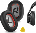 Geekria asendusk&otilde;rvapadjad Plantronics BackBeat PRO 2 k&otilde;rvaklappidele EarPad k&otilde;rvapadi k&otilde;rvapadjad k&otilde;rvapadjad k&otilde;rvapadi asendamine (must/punane)