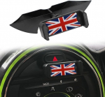 F&uuml;r Mini Cooper S Jcw One F54 F55 F56 F57 F60 Handyhalterung, zentraler Steuerbildschirm dedizierte Navigationstelefonhalterung (rot)