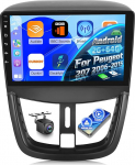 [2G + 64G] Androidi autoraadio Peugeot 207 2006-2015 juhtmevaba Carplay ja Android Car, 9-tolline HD puuteekraaniga autoraadio GPS/WiFi/Bluetooth/EQ/FM RDS-ga