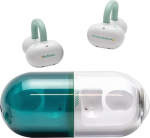 Moondrop Pill Bluetooth 6.0 In-Ear rippuvad k&otilde;rvaklapid IPX4 koos avatud k&otilde;rvaklambriga Traadita AI ENC MD-0WS-003 (roheline)