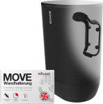Sound bass Move k&otilde;larite seinakinnitus, mis on ilmastikukindel ja &uuml;hildub Sonos Move versioonidega 1 ja 2 - sisaldab paigaldustarvikuid - must