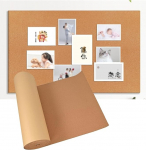 Korktafelrolle, Selbstklebende Korktafelrolle, Rahmenlos, f&uuml;r Zuhause, B&uuml;ro, Schule, Wandmontage, schalldichte Korkfliesen, Message Vision Board (Farbe: Braun, suurus: 1,22 x 0,82 m (6 mm))