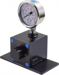Toplionace PM-1000 Hydraulic Clamping Force Gauge, Vise Pressure Tester, 0-10t Capacity for Milling Machine Vices