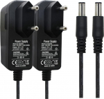 Security-01 Pack of 2 AC to DC 5 V 2 A toiteadapter, pistik 5,5 mm x 2,1 mm CCTV kaamera LED String Light jaoks