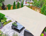 ASTEROUTDOOR P&auml;ikesevarju Sail Ristk&uuml;lik 12x16 tolli UV-blokk Patio Tagahoov Muru Aed V&auml;litegevused Cream