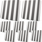 Newwiee Stretch padjakatted Outdoor Patio Striped diivanipadi Slipcovers asenduskate Patio m&ouml;&ouml;bli diivanitooli istme katteks pestav pehme kaitse lemmikloomadele (Hall)
