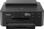 Canon Pixma TS705 printer, tindiprinter DIN A4 (WLAN, 5 eraldi tinti, automaatne kahepoolne printimine, 2 paberis&ouml;&ouml;tjat, paberikassett 250-lehele, Apple AirPrint), must