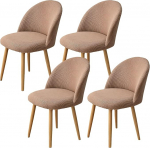 4/2/1er Set Stuhlbezug/Stretch Stuhlhussen Abnehmbar Waschbar Esszimmerst&uuml;hle Bezug Gebogene Stuhlabdeckung Stuhl Abdeckung Husse Stuhl Besch&uuml;tzer f&uuml;r Wohnzimmer K&uuml;che Hotel I 4 Pieces