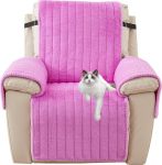 Stretch-kate lamamistoolile, t&auml;ielik tugitooli kate, Jacquard Plush 1-kohaline tugitooli kaitsja lamamistoolile, diivanikate teleritoolile, lamamistoolile (lilla)