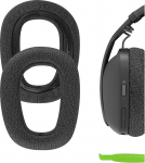 Geekria Comfort Asendusk&otilde;rvapadjad Logitech Zone Vibe 100 k&otilde;rvaklappide jaoks &Uuml;hilduvad remondiosad
