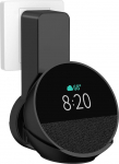 Wandhalterung f&uuml;r Echo Spot (2024 Release), Halterung f&uuml;r Echo Spot, Keine Schrauben oder Bohrungen erforderlich, platzsparendes Spot Zubeh&ouml;r mit Kabel versteckte Lagerung (WL803), Schwarz