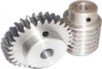 Pinion Spiral 1 t&uuml;kk 1.5 moodul Worm Gear Worm Bar 1.5 m 20 T 30 T 40 T 40 Hammaste Spur Pinion Worm Bar 1:20 1:30 1:40 Speed Ratio Worm Gear