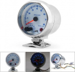 Drehzahlmesser 0-8000, 3,75-Zoll-Auto-Tachometer mit Blauem Schaltlicht f&uuml;r 1-8-Zylinder-Benziner/Dreir&auml;der/Motorr&auml;der, Einfache Installation, Hohe Genauigkeit, Einstellbares