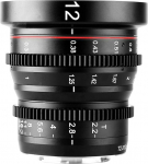 Meike 12 mm T2.2 Manual Focus Wide Angle Fixed Prime Cinema Lens for M43 Micro Four Thirds MFT Mount Cameras and Cinema Camera BMPCC 4K