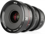MEKE 35mm T2.2 Large Aperture Manual Focus Low Distortion 4K Mini Cine Lens Compatible with Sony E-Mount APS-C Cameras and Super 35mm Camcorders FS5 FS7