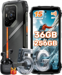 OSCAL Pilot 3 AI V&auml;litingimustes kasutatav mobiiltelefon ilma lepinguta 5G, 36GB + 256GB/2TB, v&auml;litingimustes kasutatav nutitelefon Android 15, MTK Dimensity 6300, 6.78 tolli 120Hz, 50+20MP &ouml;&ouml;n&auml;gemine, 7500 mAh/33W, ehitusplatsil kasutamiseks