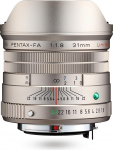 Pentax PENTAX-FA 31mmF1.8 Limited Silver - Wide Angle Lens with Powerful HD Coating, for the Pentax K System with 35 mm Full Frame Sensor