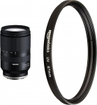 TAMRON 17-70 mm F/2.8 Di III-A VC RXD suumobjektiiv Fujifilm APS-C peegelkaameratele, must ja Amazon Basics UV Cut filter - 67 mm