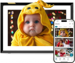 Nixplay digitaalne 10,1-tolline puuteekraaniga ja WiFi (W10P) - Classic (Matt) - Jaga fotosid ja videoid koheselt e-posti v&otilde;i rakenduse kaudu - Laadi sisu eellaadistuses