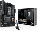ASUS TUF GAMING B760-PLUS WIFI Emaplaat ATX LGA1700 Socket B760 Chipset USB 3.2 Gen 1 2 USB-C Gen2 2x2 2.5 Gigabit LAN Wi-Fi 6 Bluetooth Sisseehitatud graafika CPU Vajalik HD Audio 8 kanaliga