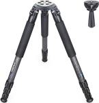 INNOREL LT324C Carbon Fibre Tripod 146 cm / 57.5 Inch Professional Heavy Duty Camera Tripod Max Tube 32 mm Max Load 30 kg with 75 mm Bowl Adapter Tripod Bag Stable Bird Watching Tripod (LT324C +
