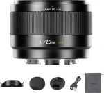 7Artisans Autofookus 25mm F1.8 APS-C objektiivi LITE-seeria suure valgusj&otilde;uga F1.8 toetab n&auml;o ja silma tuvastamist, &uuml;hildub Sony A6000/A5000/A3000/NEX-seeria A6700, NEX-5T, NEX-3N objektiividega.