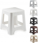 Step Stool Lightweight Strong Compact Non-Slip Multipurpose Stool for Kids and Adults t&ouml;&ouml;tamiseks k&ouml;&ouml;gis, aias, vannitoas, siseruumides v&otilde;i v&auml;ljas (Rattan White Stool) (D2)