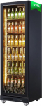 Bonxrdun 418L Beverage Refrigerator Single Door 0&deg;C - 20&deg;C LED Lighting 5 Tier for Home, Restaurants and Bars