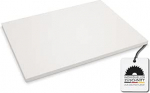 Lauaplaat m&otilde;&otilde;tude j&auml;rgi - 2,5 cm paksune puitlaastplaat ABS servaga - individuaalselt l&otilde;igatud - Valmistatud Saksamaal (ICY White, 200 x 70 cm)