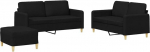Mudel 3202098 2-istmeline diivan 120 cm koos jalahoobiga - mugav, vastupidav ja l&otilde;&otilde;gastav must