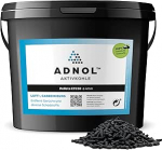 Aktiivs&ouml;epelletid 20 liitrit kookosp&auml;hkli kestadest &otilde;hu puhastamiseks ja gaasi puhastamiseks, nt pliidikupu jaoks, CTC50, l&auml;bim&otilde;&otilde;t 4 mm, energiaklass A, saab kasutada s&uuml;siniku filtrina.