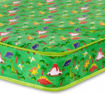 Extreme Comfort The Dreamy Dinosauruse madrats lastele v&auml;ikelastele Esimene kahepoolne madrats vahtmaterjaliga Pinna Coil madratsi vedrustuss&uuml;steemiga 16.5cm s&uuml;gav 90cm x 190cm