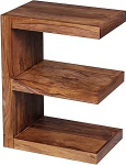 Wohnling WL1.304 Massiivpuidust k&uuml;ljelaud 44 x 30 x 85 cm E kuubik riiuliga
