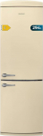 Cecotec K&uuml;hlschrank Kombi 2 T&uuml;ren Retro 294 L Bolero CoolMarket Kombi Origin 294 Beige E H&ouml;he 190 cm 60 Breite Total No Frost, Multi Cooling, Ultra Fresh, Convertible Box, Beige