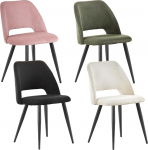 ANVOFONG s&ouml;&ouml;gitoa toolid, 4 tooli, k&ouml;&ouml;gitoolid iseseisvate jalgadega, Corduroy polsterdatud tool, puhketool, s&ouml;&ouml;gitoa, elutoa, k&ouml;&ouml;gi, magamistoa ja vastuv&otilde;turuumi jaoks