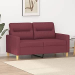 2-kohaline diivan Kahekohaline diivan Diivan Lounge diivan Relax diivan Pehmendusega diivan K&uuml;lalissohv Diivan Leinasohv diivan elutuppa magamistuppa k&uuml;lalistetuppa Veinipunane 120 cm Kangas