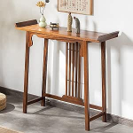 PQXQZ Bauernhaus Konsolentisch Schmaler Sofatisch Holzregal f&uuml;r Wohnzimmer Schlafzimmer Flur Diele Eingangsbereich(103x32x92cm)