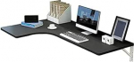 Eckklappcomputertisch, Wandklapptisch, L-f&ouml;rmiger Schreibtisch, Esstisch, Schreibtisch mit Doppelunterst&uuml;tzung, Beistelltisch,C-110&times;60&times;40cm Modisch