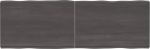 Massiivpuidust t&ouml;&ouml;deldud tumepruun laud 180 x 60 x (2-6) cm Live Edge asendus k&ouml;&ouml;gi kohvi s&ouml;&ouml;gitoa laua t&ouml;&ouml;pinnale