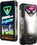 Ulefone Armor 34 Pro 5G V&auml;limaa mobiiltelefon Android 15, 25500 mAh v&auml;limaa AI nutitelefon 150 luumeni projektoriga, 32GB RAM + 512GB ROM, 6,95-tolline FHD+ ehitusplatsil mobiiltelefon, 64MP &ouml;&ouml;sel