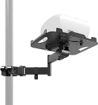 PUTORSEN projektorihoidja ja termoprinteri hoidja, reguleeritava k&otilde;rgusega posti kinnitus koos riiuliga (18 x 23 cm) ja p&ouml;&ouml;rleva varrega (kuni 5 kg), torudele l&auml;bim&otilde;&otilde;duga 2,8-6 cm, kiirklamber, ei vaja puurimist.