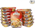 Buss Leisure Maker Delicious Tortellini Refined with Juicy Turkey Strips in Tomato Sauce - Ready Meals for Warming up in Microwave & Pot - Quick & Easy to Prepare - 12 x 300 g