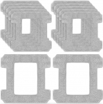 Pakett 12 puhastuspadja varuosadega Ecovacs Winbot W2 Omni / W2 / W1 Pro / W1 aknapuhastusrobotitele, pestavad mikrokiudlapid puhastavad t&otilde;husalt plekke ja tolmu akendest.