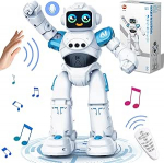 VATOS Robot m&auml;nguasi lastele vanuses 3-12 aastat - Kaugjuhitav robot, žestide juhtimine, programmeeritav RC robot m&auml;nguasi, tantsimine k&otilde;ndimine, nutikas robot poiste t&uuml;drukute s&uuml;nnip&auml;evakingituseks
