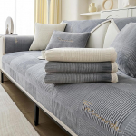 kogxscej Diivanikate, diivanikate 1/2/3/4 istekoha L-kujuline diivanikate Diivanite kaitsev nurgadiivan, 2024 universaalne libisemisvastane diivanihange, tahke tekstuurne diivanikate elutoa jaoks