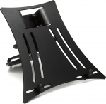 K&M 18863 Laptop Tray for Spider Pro, Baby Spider Pro - Laptop Desk Black - Aluminium, Steel - Tilting Pad