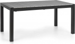 blumfeldt Menorca Laiendatav aialaud, alumiinium / plastist puiduimitatsioon, pulberv&auml;rvitud, reguleeritavad jalad, max. Lauapind 213 x 95 cm, tume / antratsiitne
