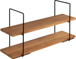 APS Perfecto Large 33301 2-tasandiline etagere, mis koosneb 2 tamme puidust buffee stendist ja 2 buffee lauast.