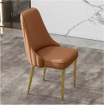 WIGSELBL Mid-Century Faux nahast s&ouml;&ouml;gitoolid Modernne laud Mugav k&uuml;ljetool kuldsete jalgadega elutuppa Pehmendatud aktsent Armless vaba aja k&ouml;&ouml;ki