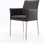 SIX Ricco nahast tugitool pruun